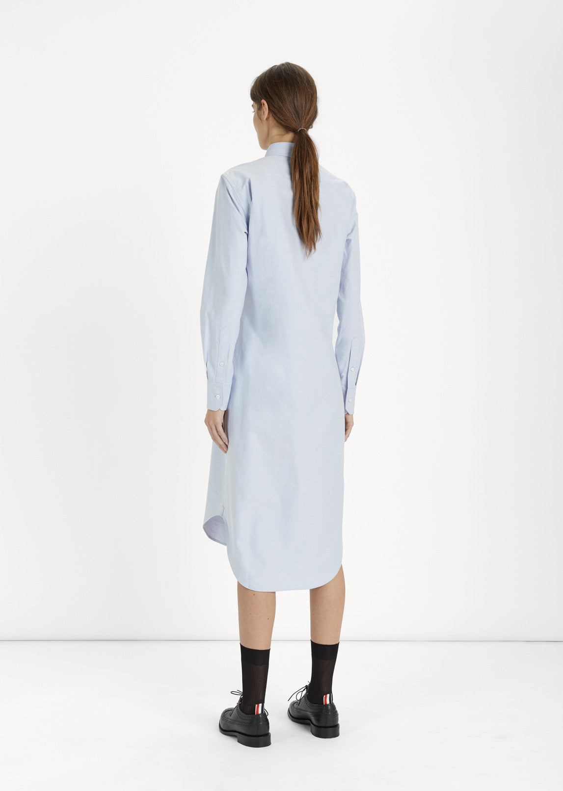 Classic Long Sleeve Shirtdress by Thom Browne - La GarÁonne – La Garçonne