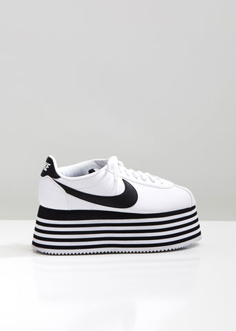 Nike Striped Platform Sneakers by Comme Des Garçons- La Garçonne