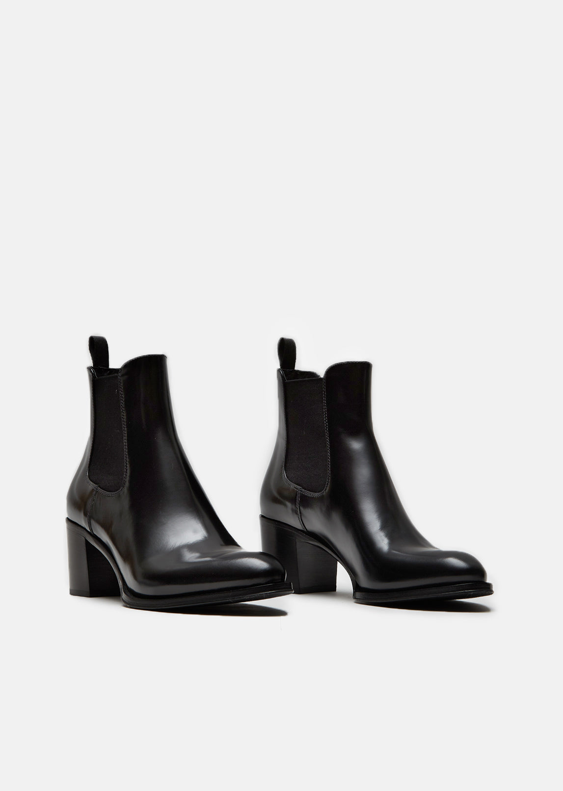 Shirley Polished Fume Ankle Boots by 