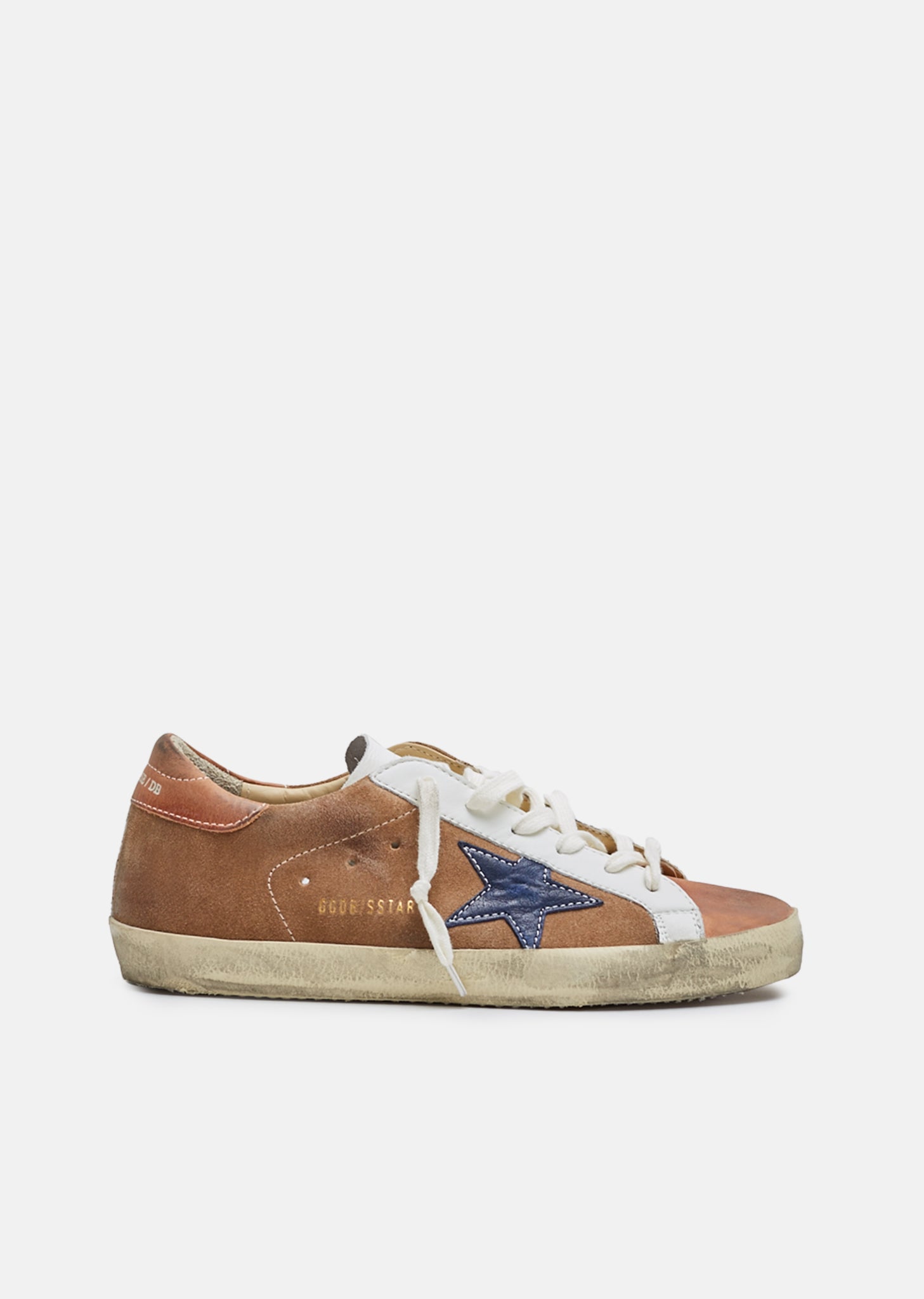 golden goose tan suede