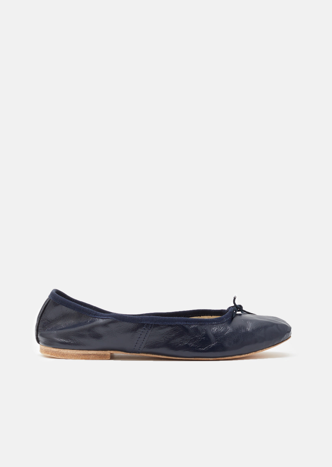 Leather Ballet Flat by Porselli- La Garçonne