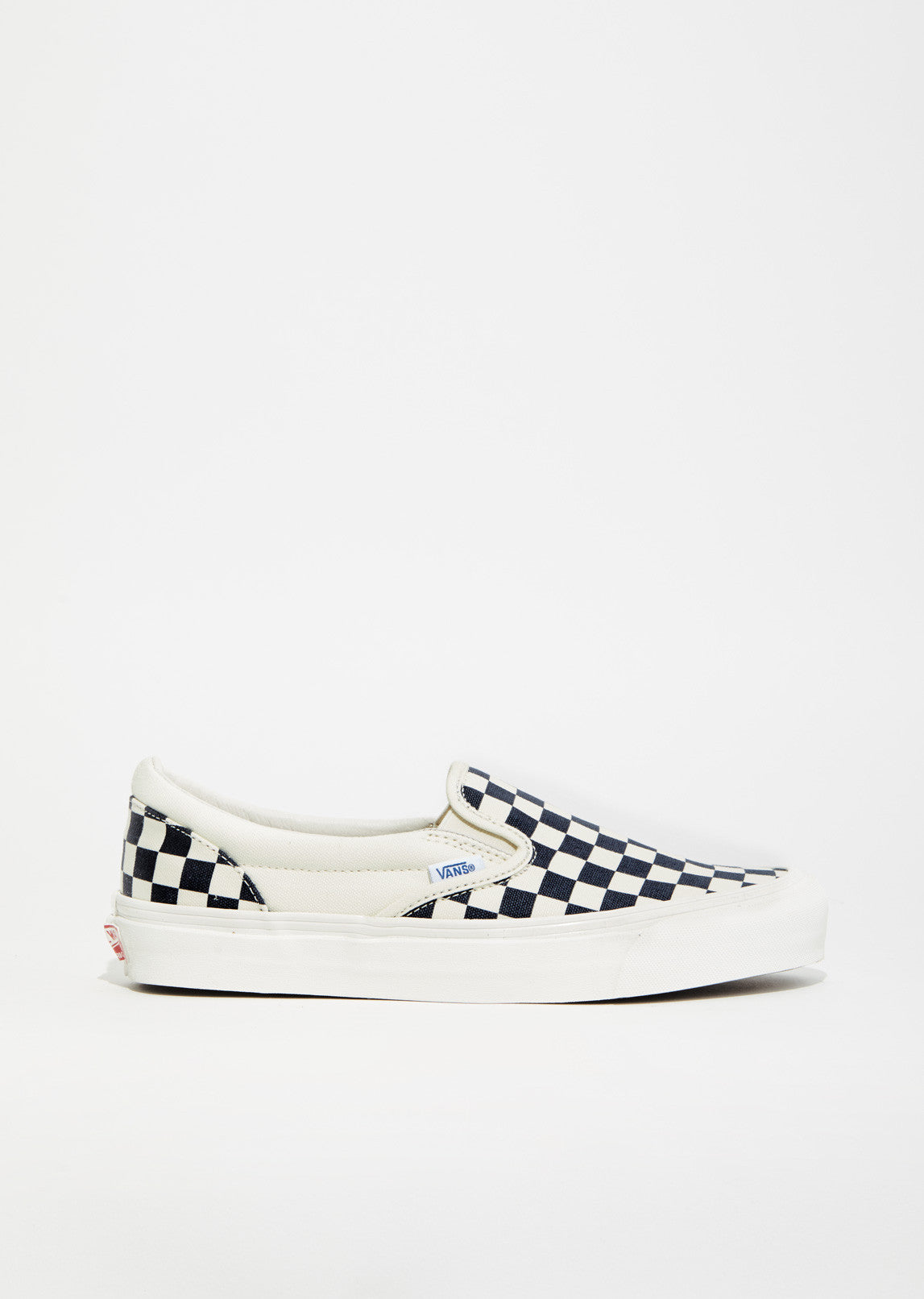 OG Classic Checkerboard Slip-On Sneakers by Vans- La Garçonne