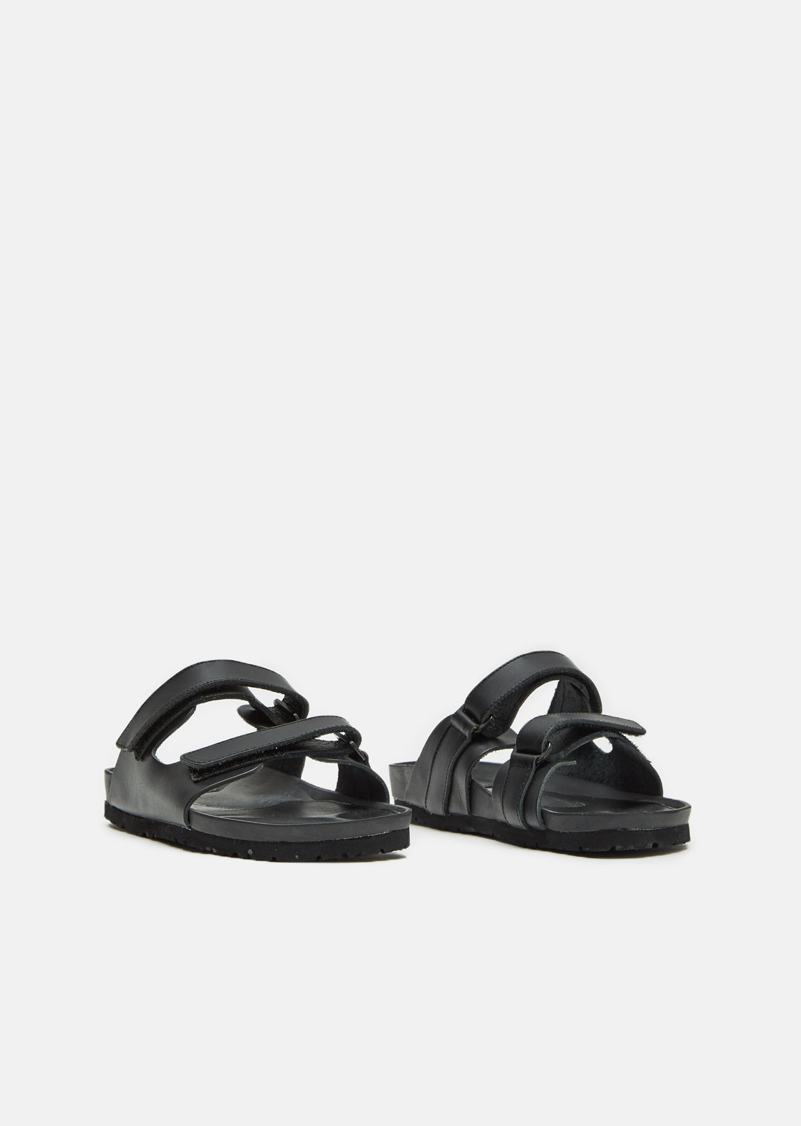 leather velcro sandals