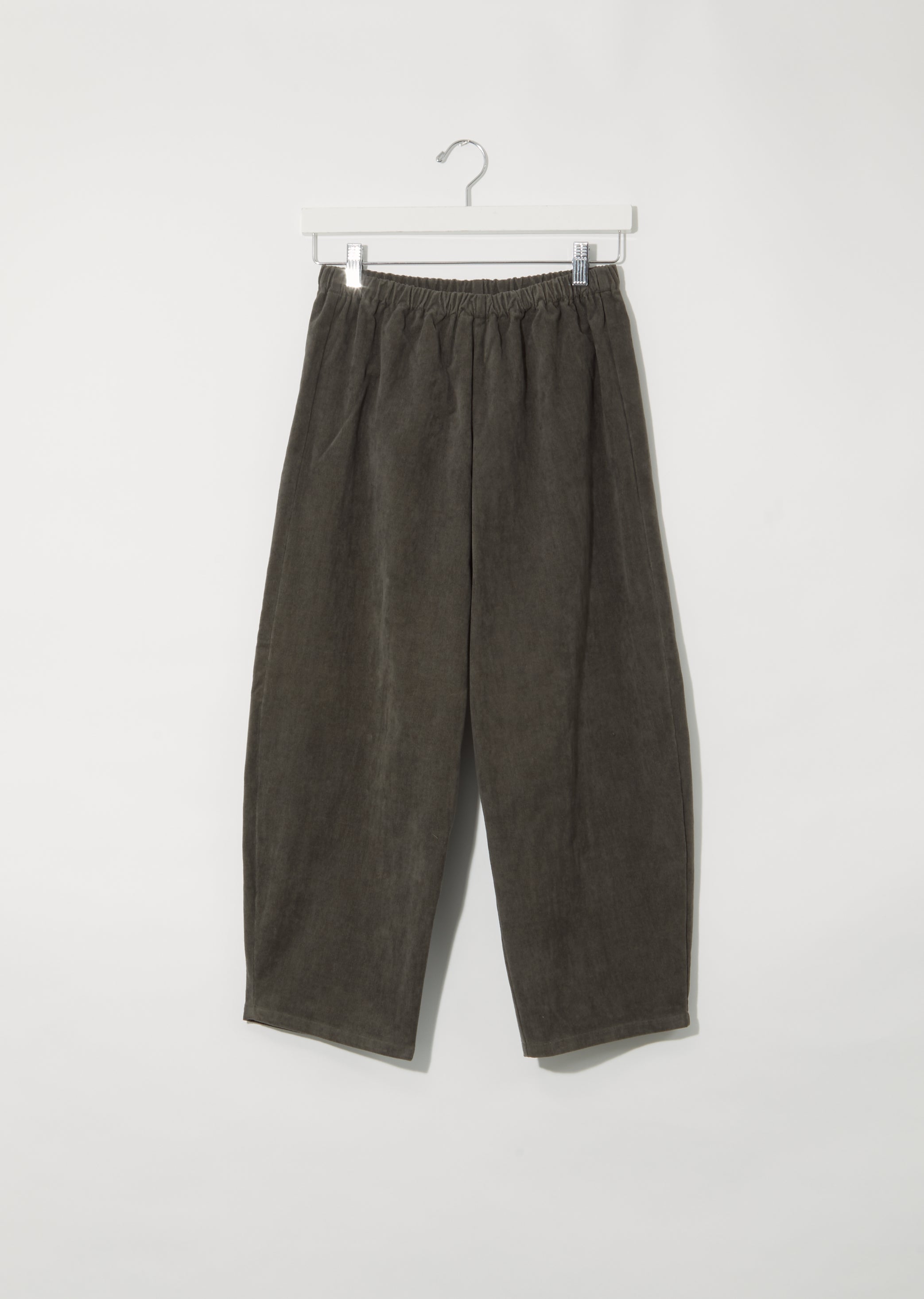 Cotton Pullon Trousers — Chestnut – La Garçonne