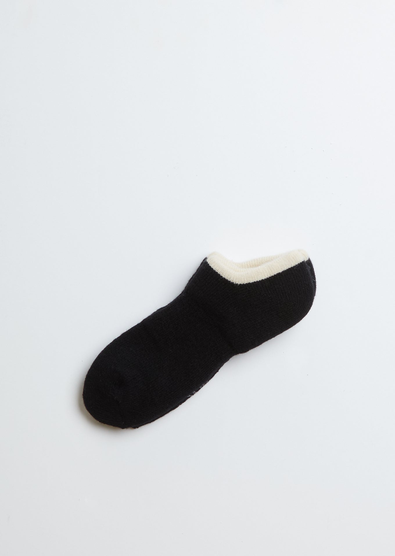 Double Pile Socks   Black