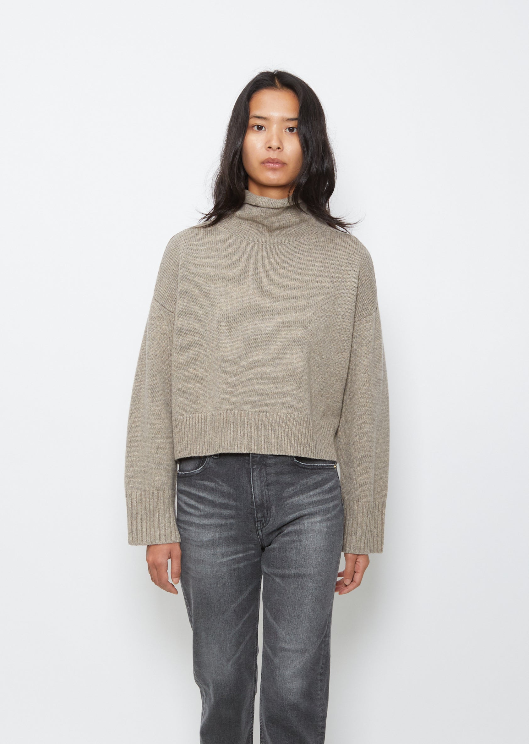 Collar Sweater   Ashes Melange