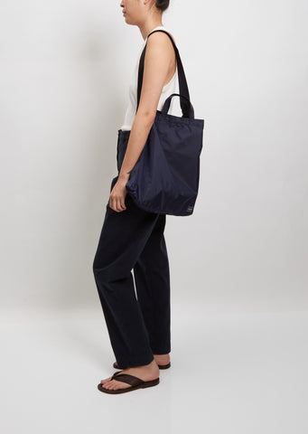 Flex 2-Way Shoulder Bag — Navy – La Garçonne