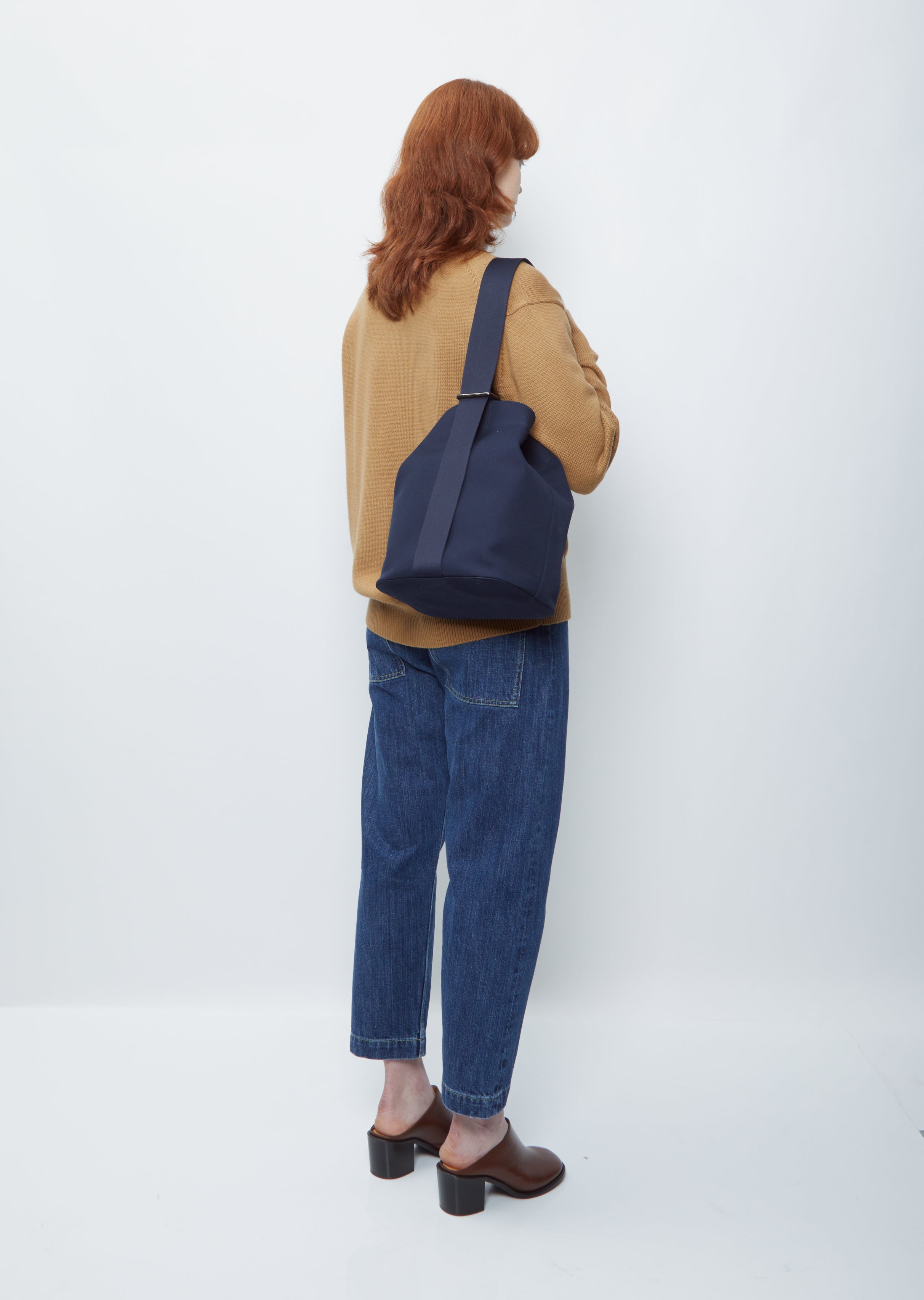 STUDIO NICHOLSON◇21AW/SLIDE LEATHER CROSS BODY BAG/カーフレザー