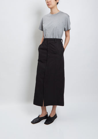 AURALEE / Washed Finx Twill Slit Skirt tautaslabklajibai.lv