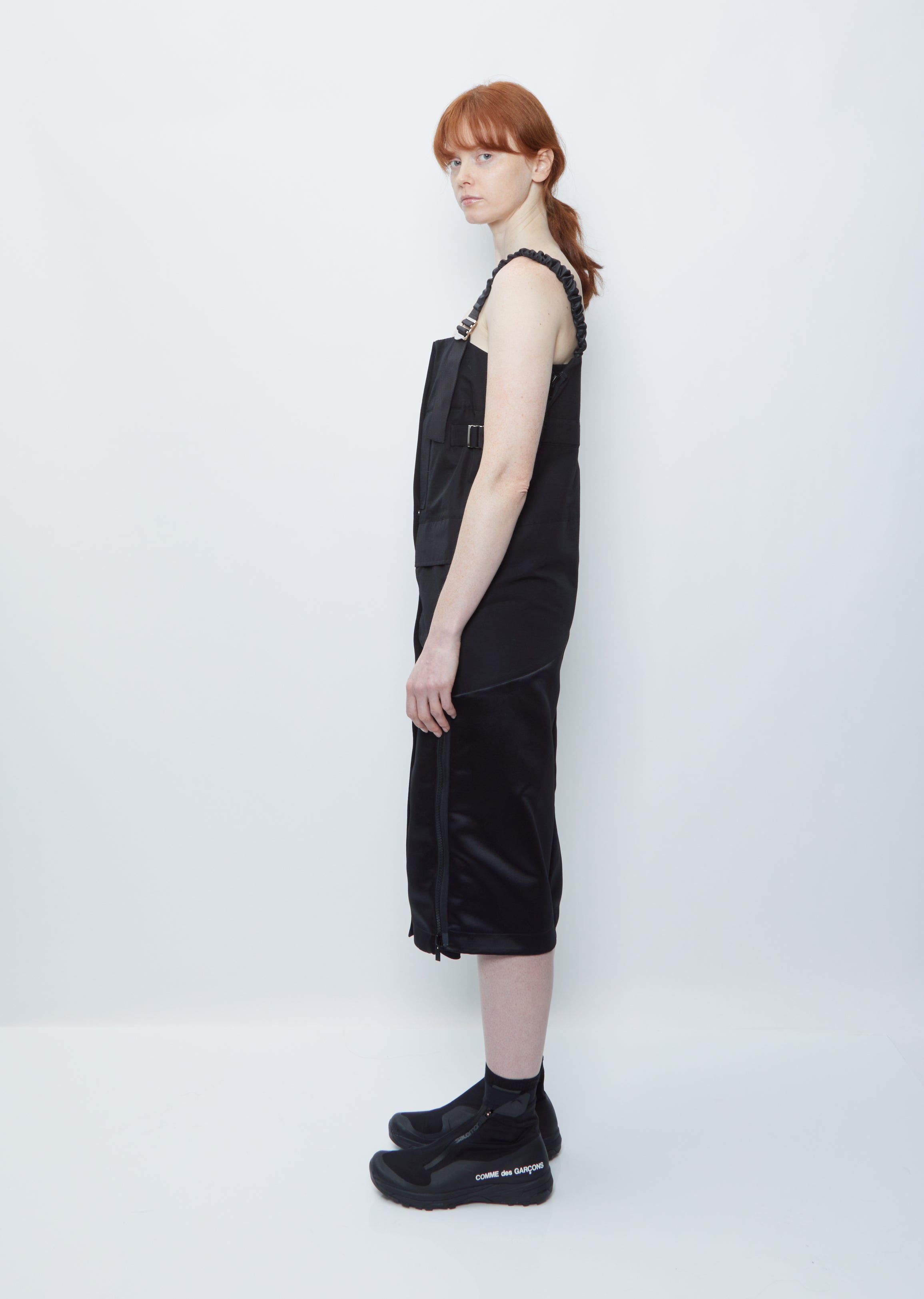 新作 sacai Grosgrain Mix Dress noithattoz.com