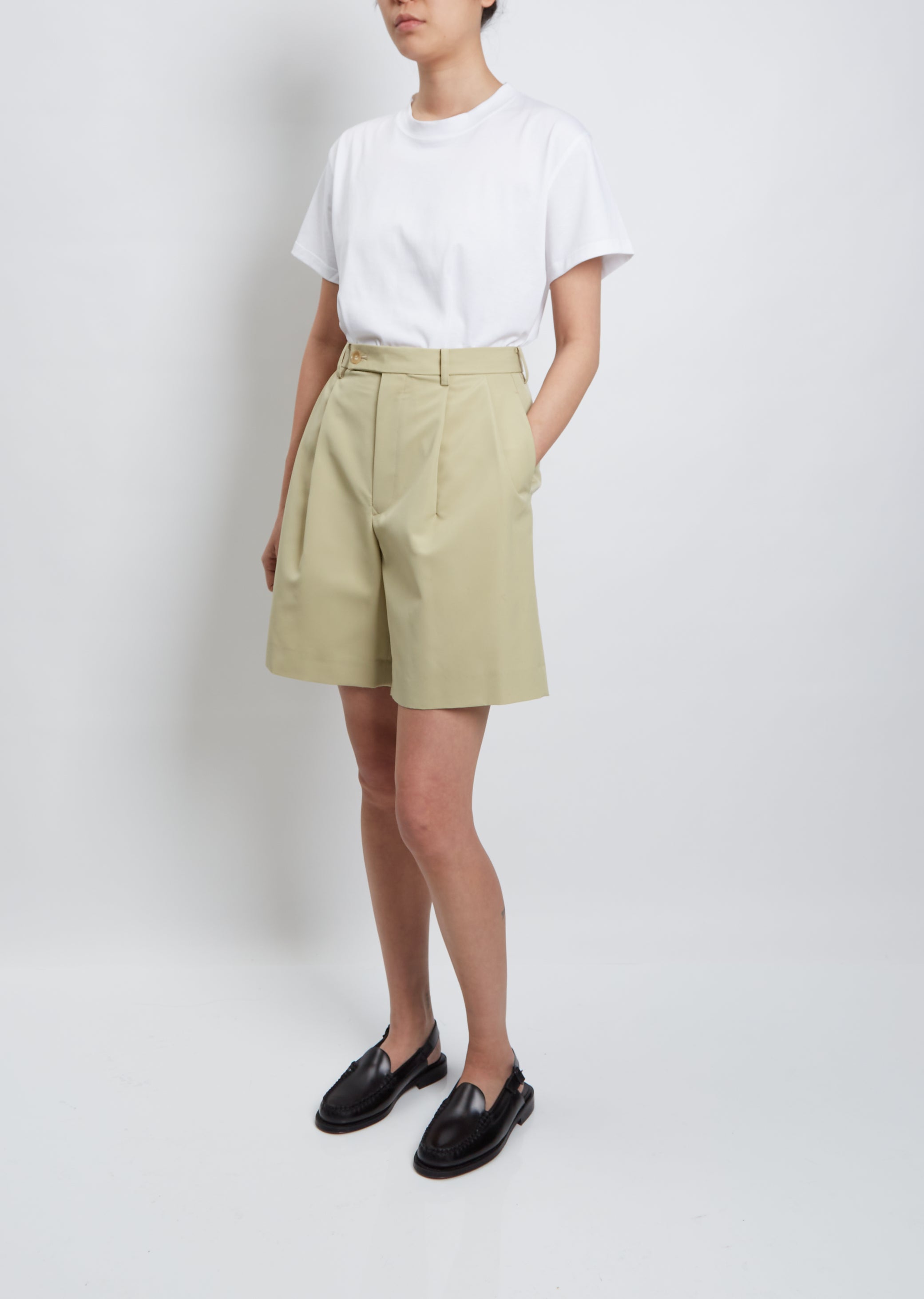 Wool Max Canvas Shorts – La Garçonne