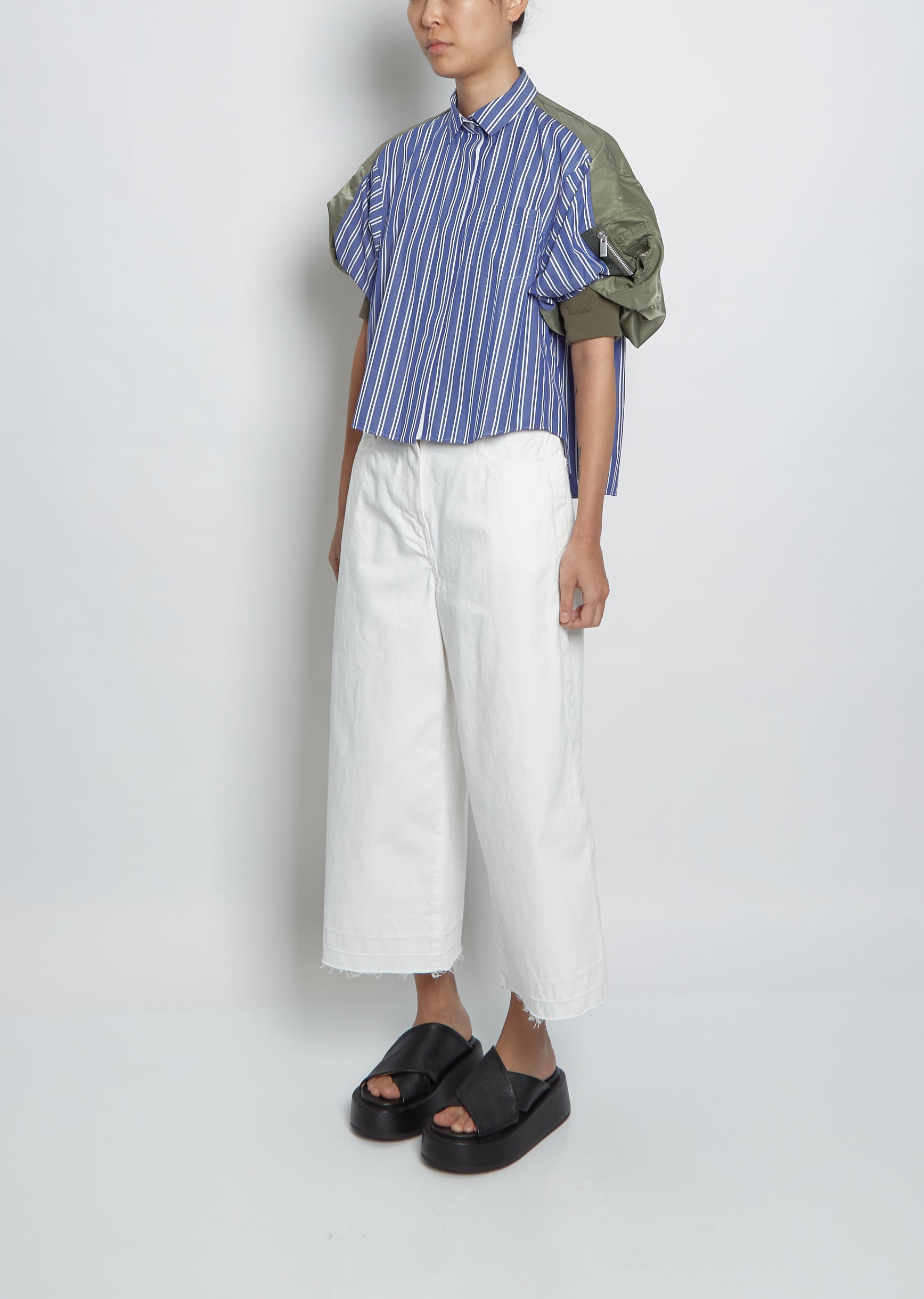 宅急便は割引特典対象！ 試着のみ sacai 23ss taslan nylon pants