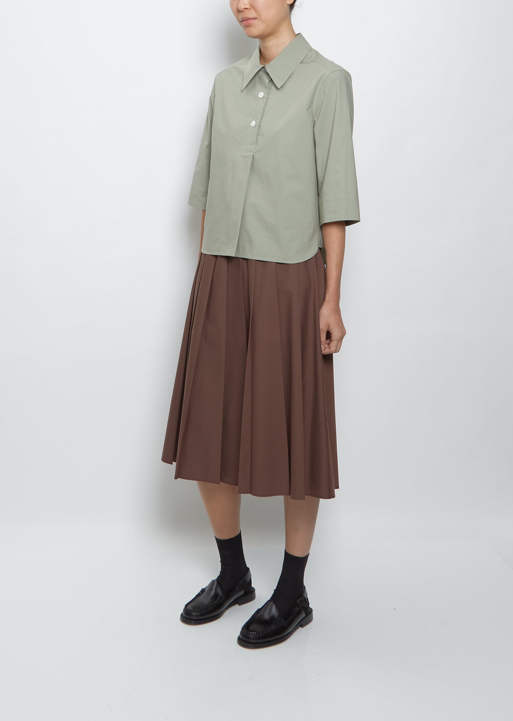 単品購入可 22AW MARGARET HOWELL POLYESTER POPLIN | mcshoescolombia