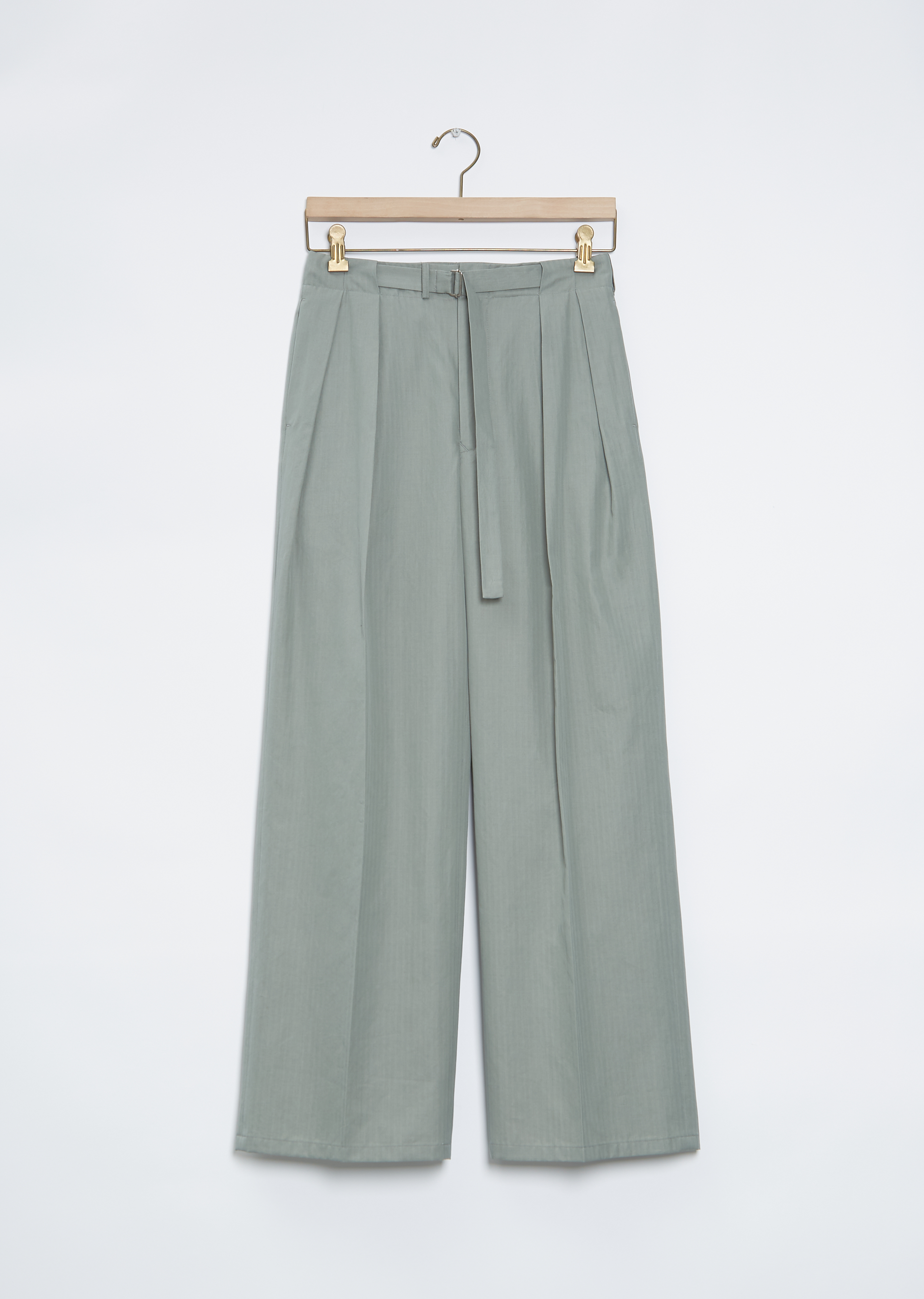 Washed Finx Herringbone Pants – La Garçonne