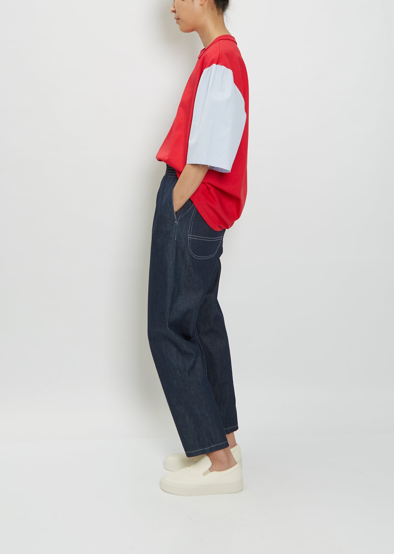 Grandma Pants — Navy – La Garçonne