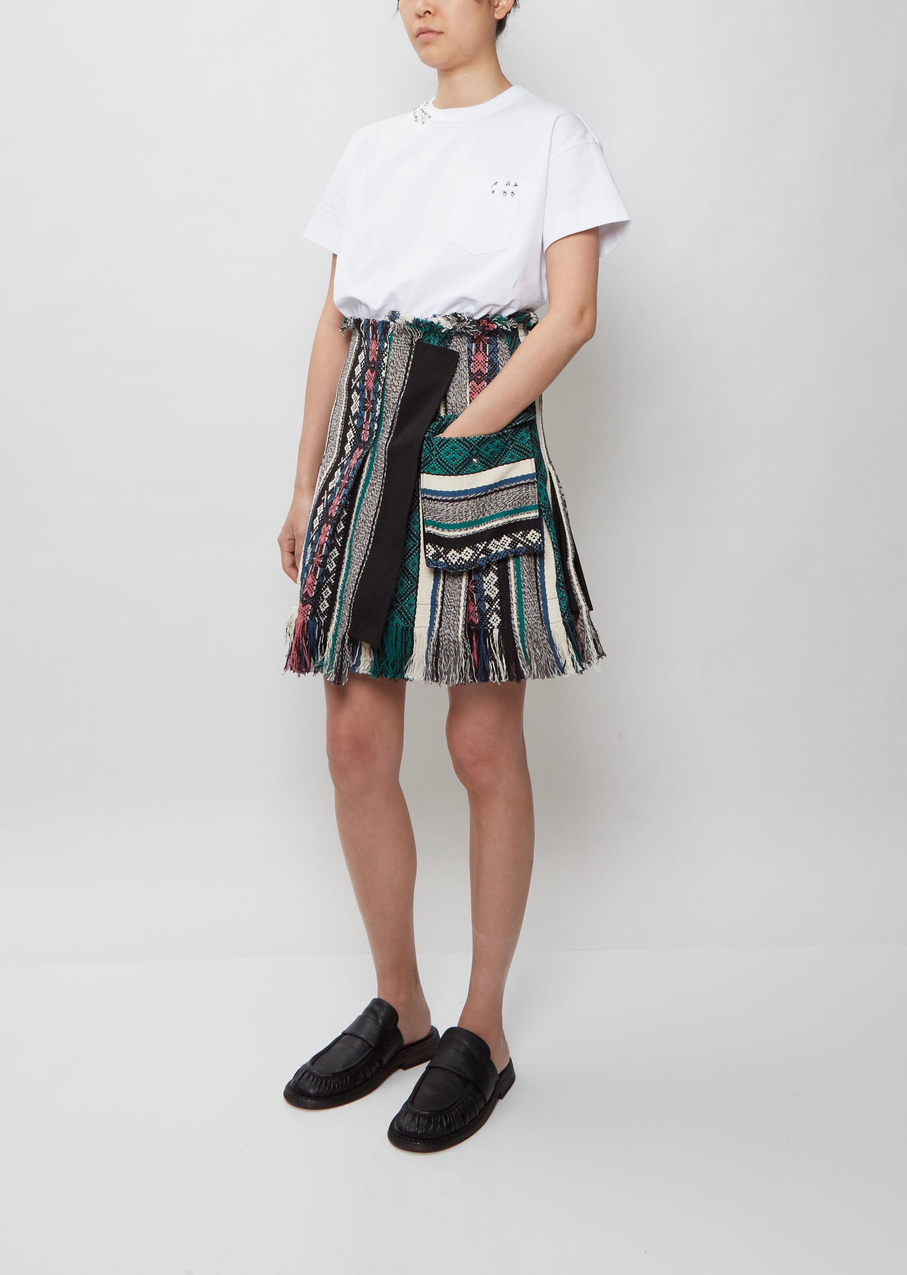 Rug Jacquard Skirt – La Garçonne