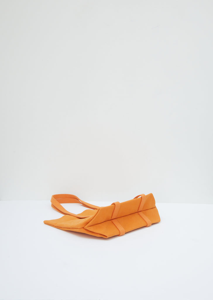Washed Canvas 6-Pocket Tote — Orange