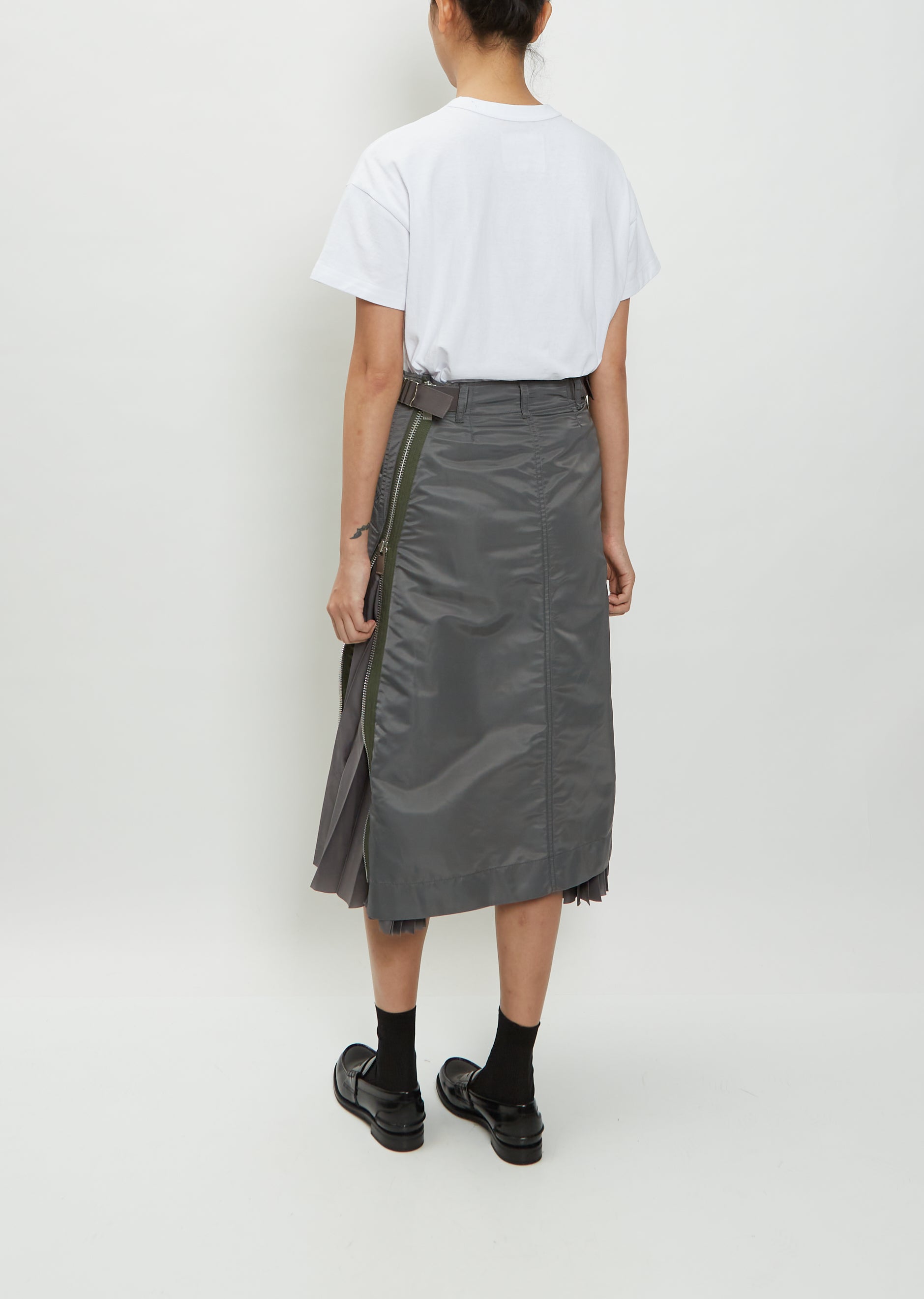 sacai(サカイ)Nylon Twill Skirt / MA-1 Skirt | www