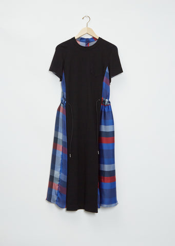 Plaid Cotton Jersey Dress – La Garçonne