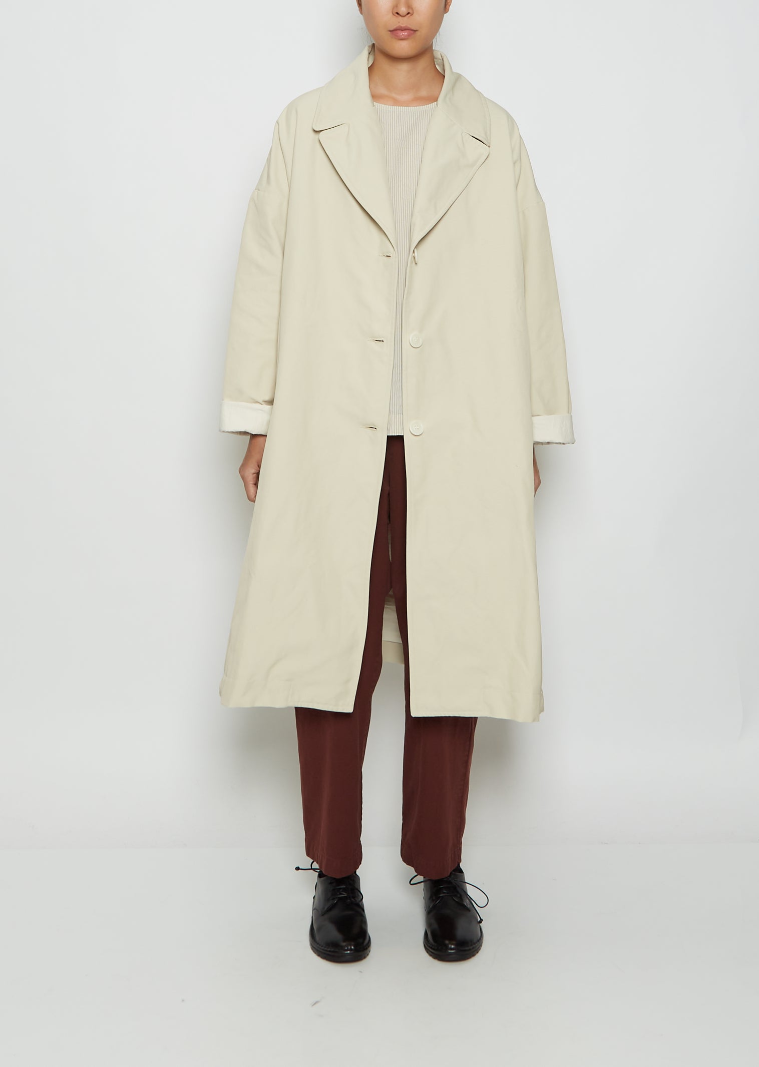 Blom Nylon Twill Coat – La Garçonne