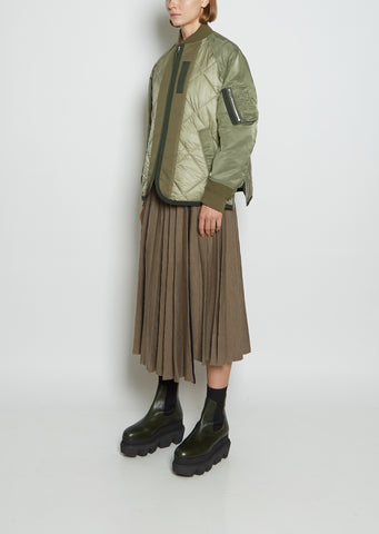 豪華ラッピング無料 sacai Nylon MA-1 nylon Blouson Mix twill mix