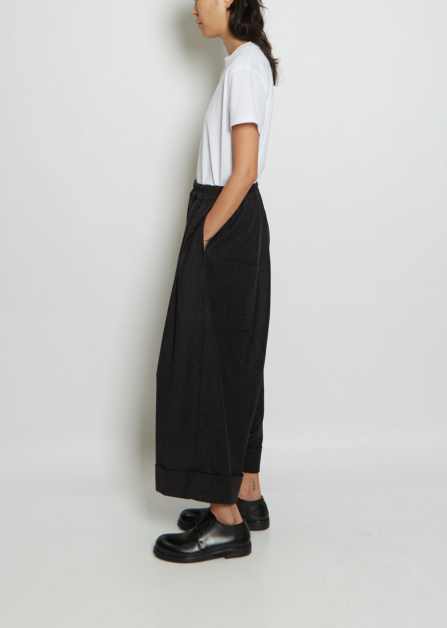 3年保証 即日出荷 スズキタカユキ wide legged pantsⅡ[nude stripe