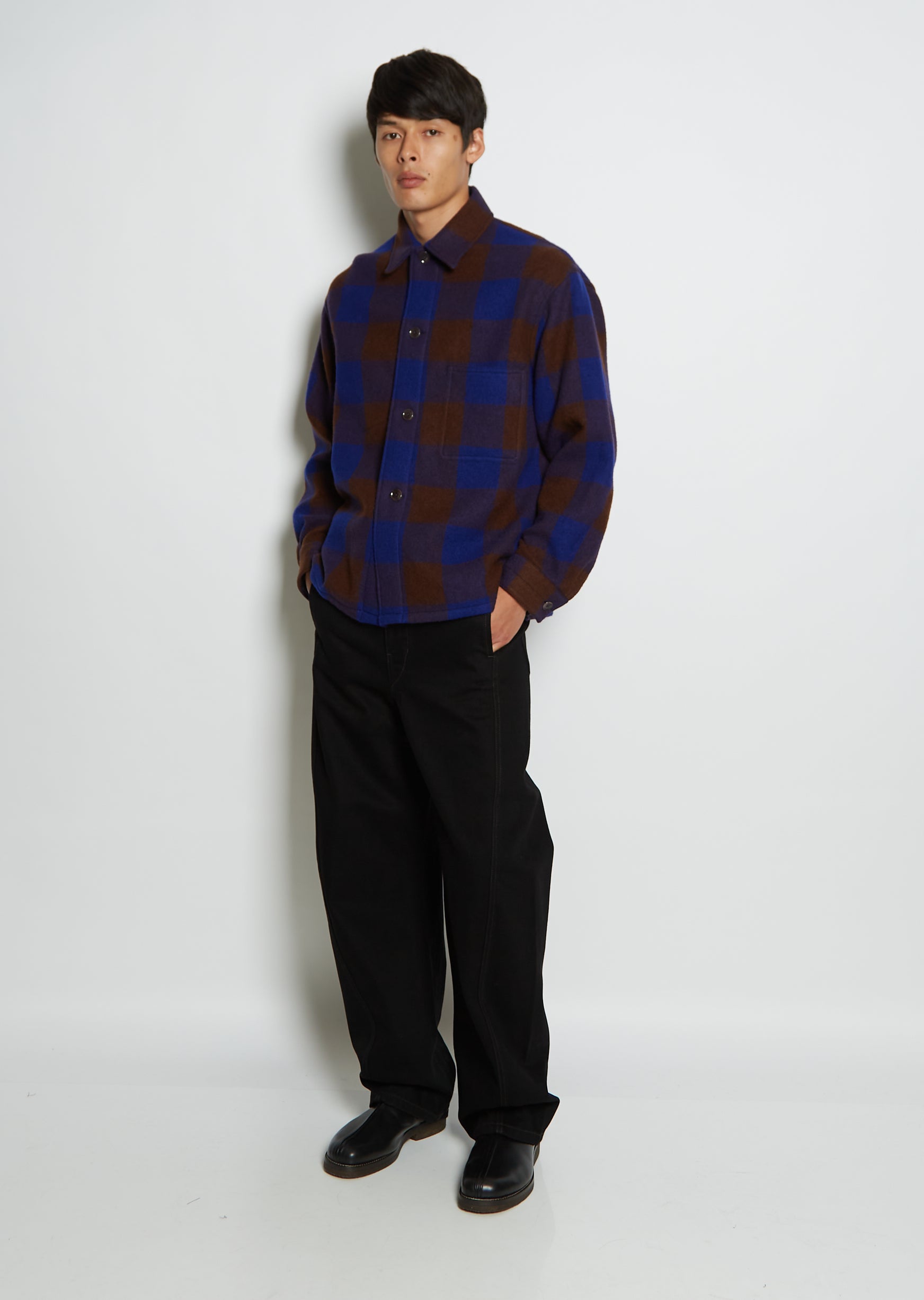 Validatie Alarmerend begin Unisex Pyjama Wool Flannel Shirt – La Garçonne