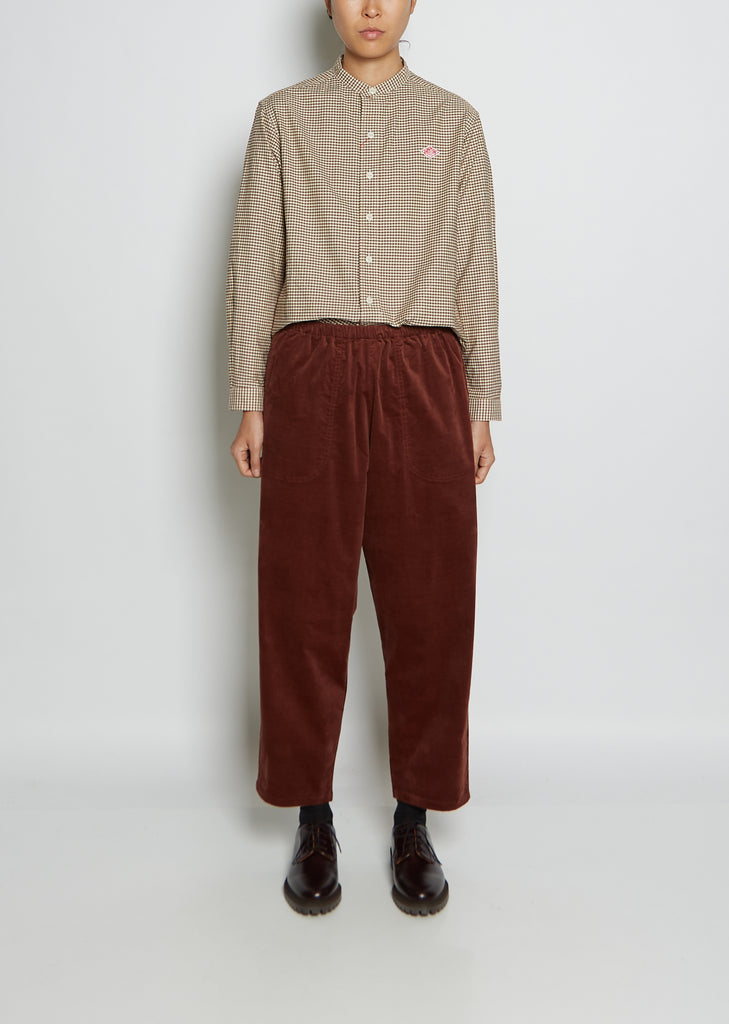 AURALEE HEMP CORDUROY SLIT SLACKS brightelite.ae