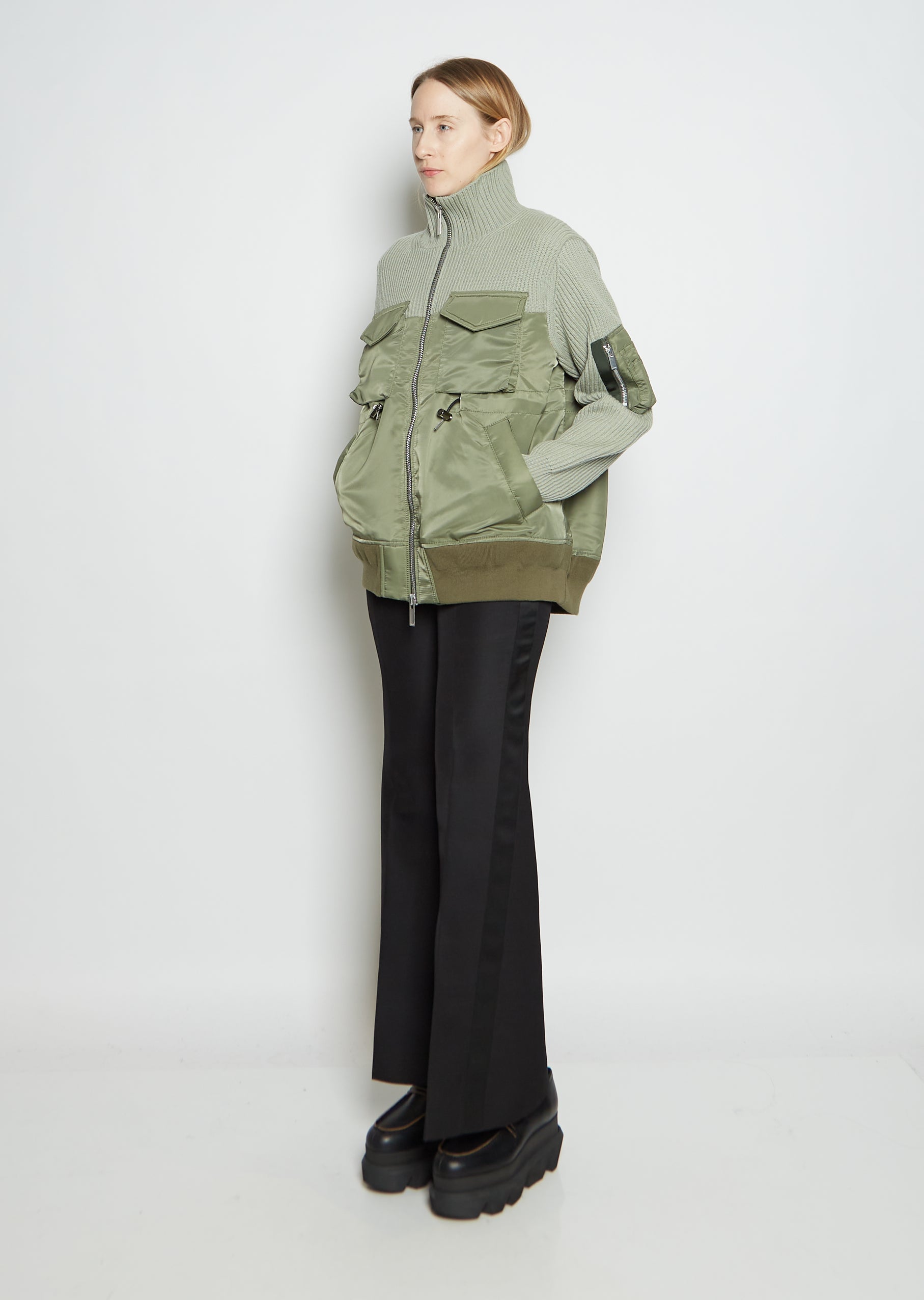 sacai Nylon Twill×Cotton Blouson 20aw | camillevieraservices.com