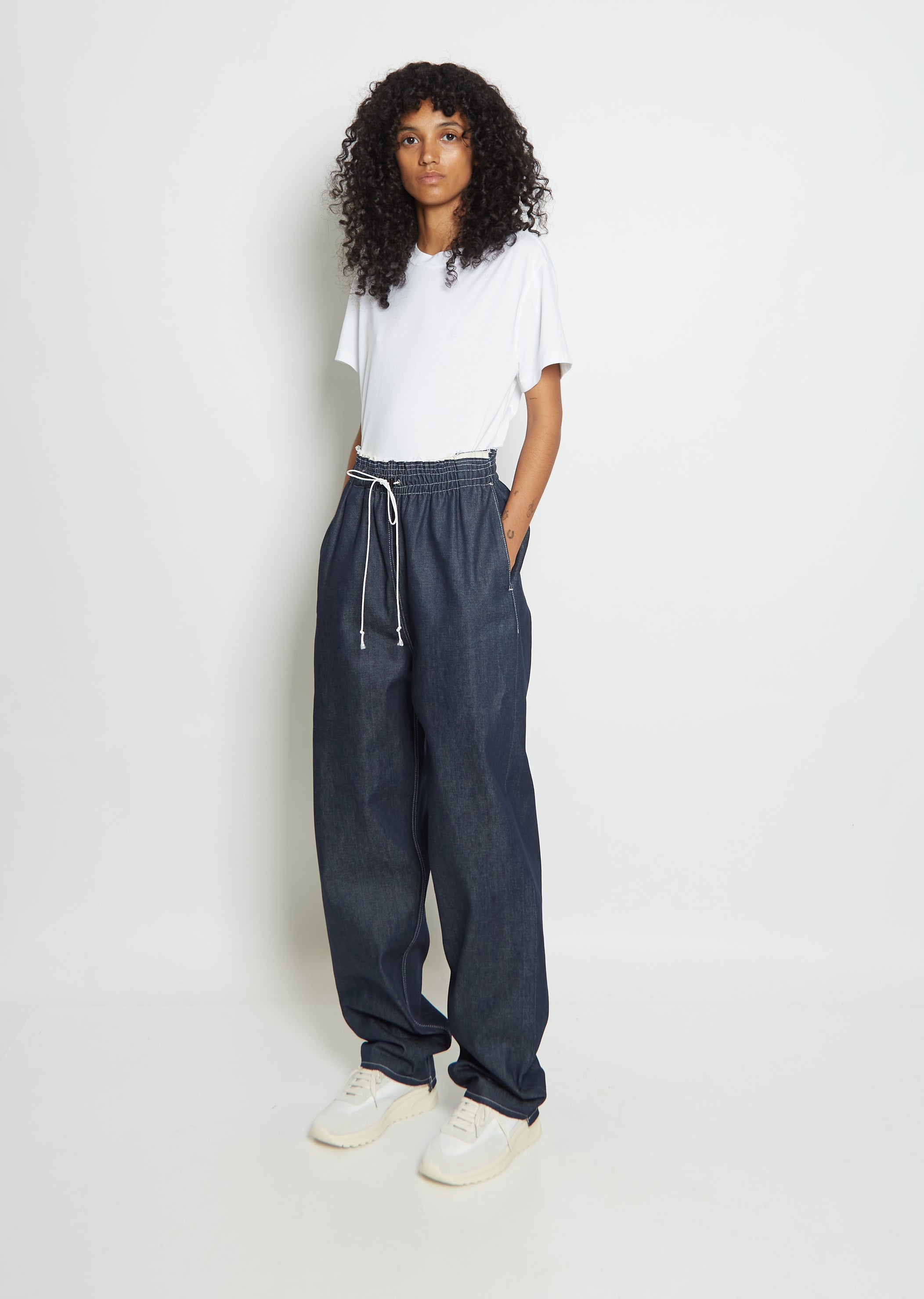 Denim Sweatpant Trouser – La Garçonne