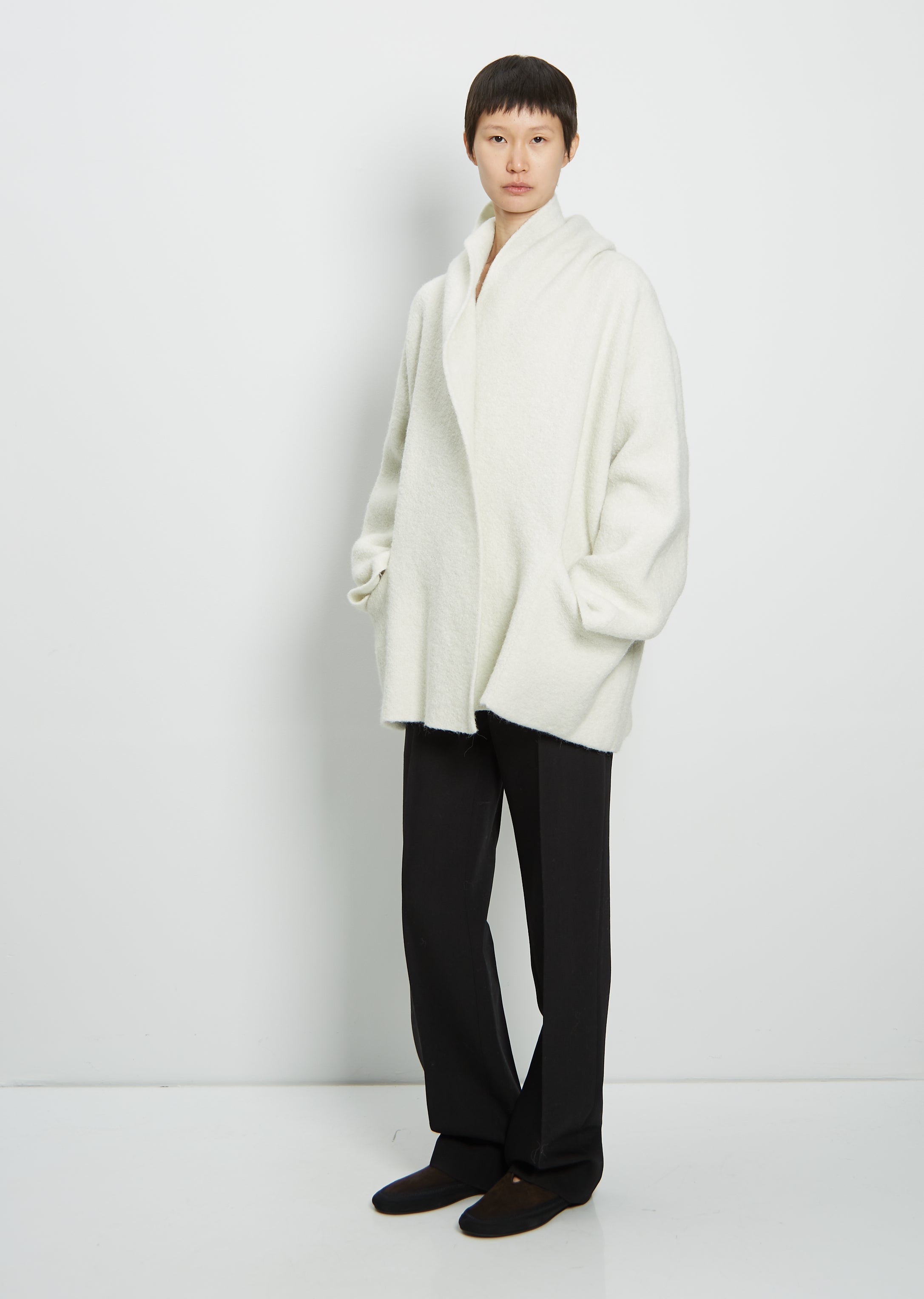 Baby Alpaca & Wool Double Face Coat – La Garçonne