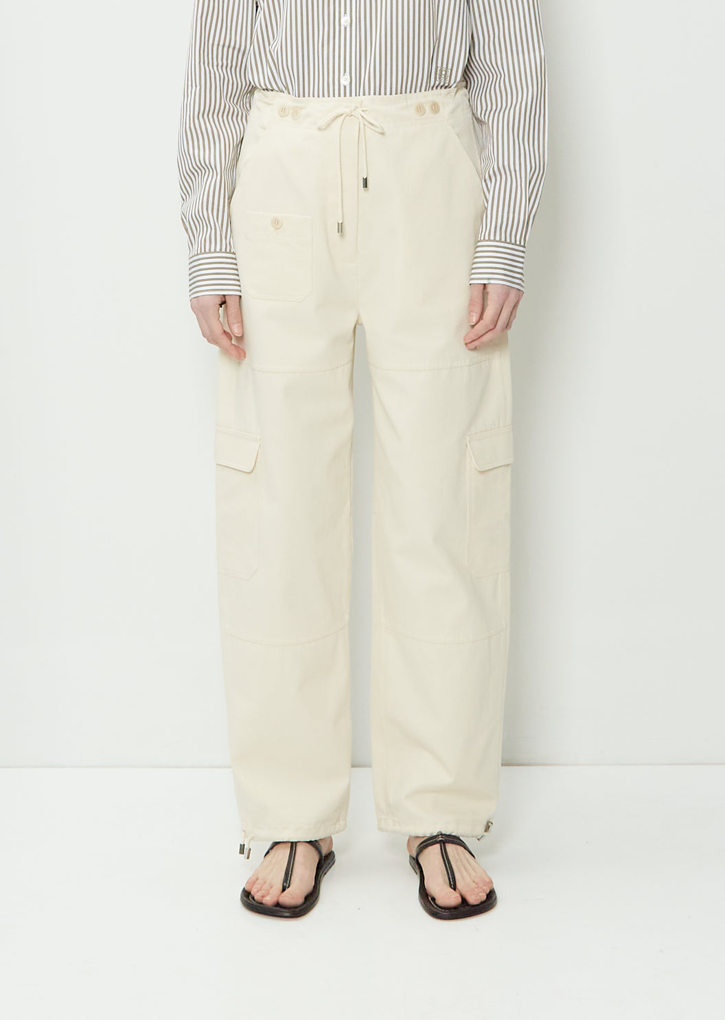 JUHA 23SS HARDTWIST COTTON CARGO PANTS 最高級のスーパー 51.0%OFF