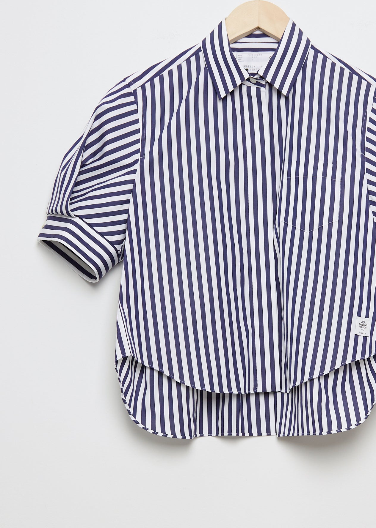 Thomas Mason Cotton Poplin Shirt – La Garçonne