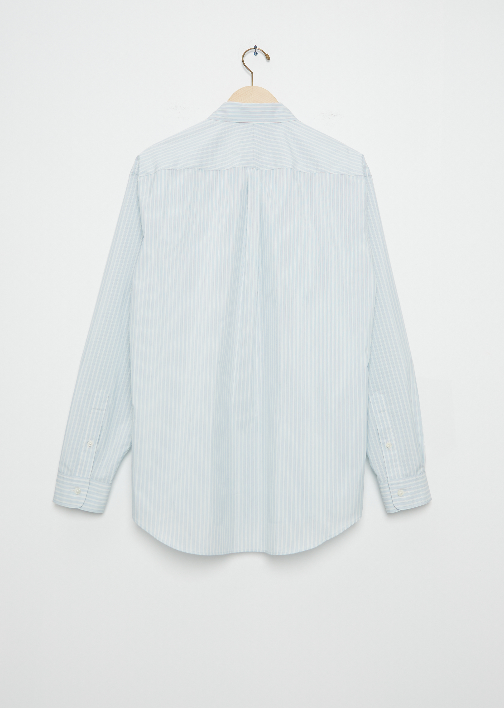 Men's Finx Polyester Stripe Shirt - 3 / Light Blue Stripe