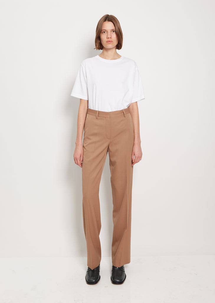 LE CIEL BLEU IRENE SUMMER WOOL TROUSERS - パンツ