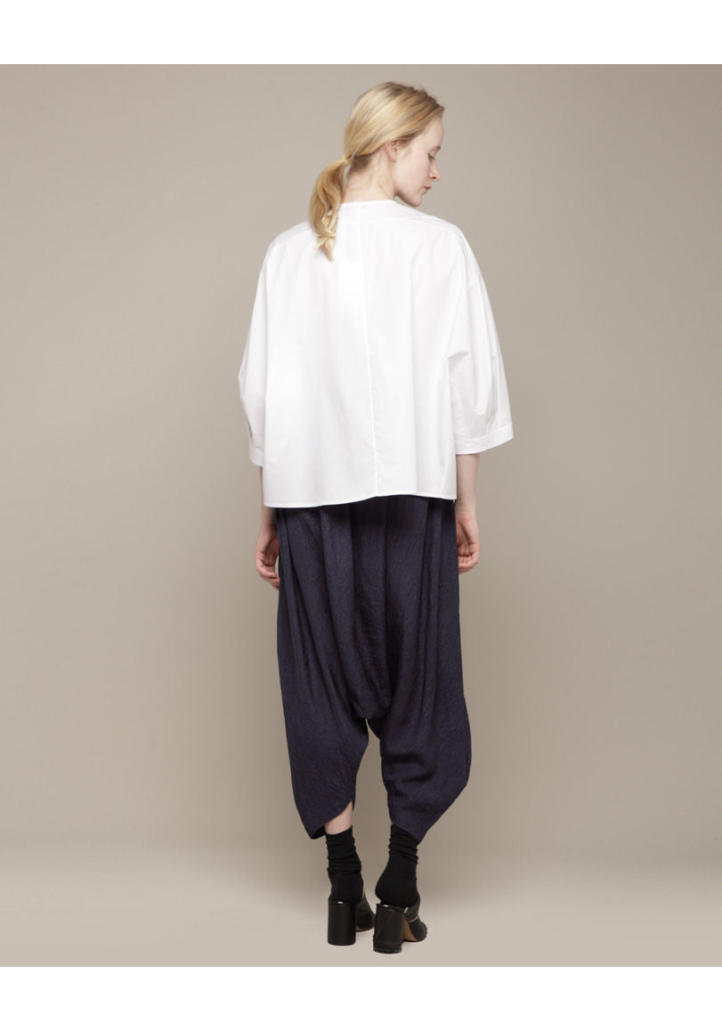 40/ Jersey Asymmetry Balloon Pants M-