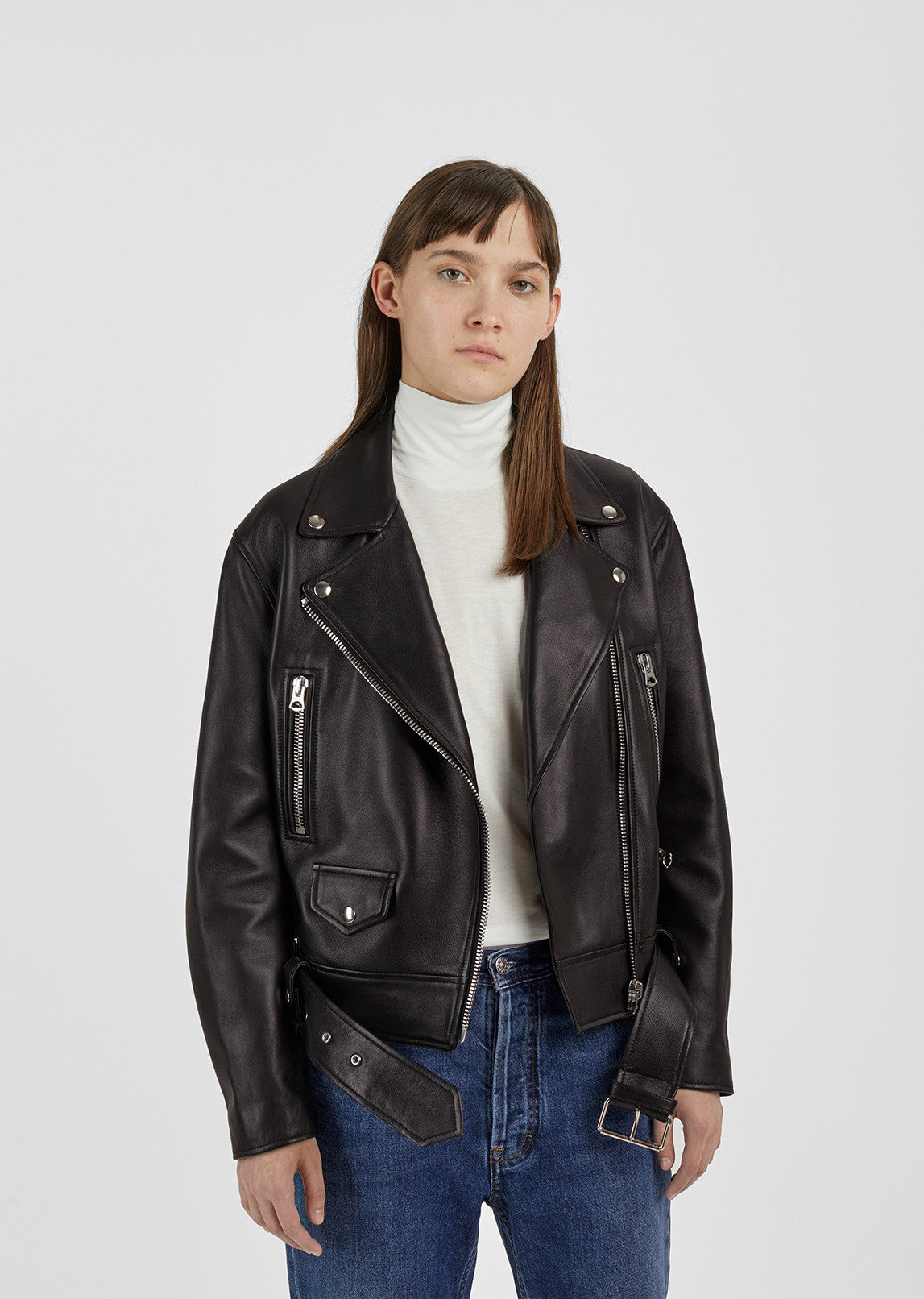 Merlyn Leather Jacket by Acne Studios- La Garçonne