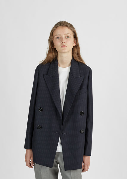 Jara Pinstripe Blazer by Acne Studios- La Garçonne