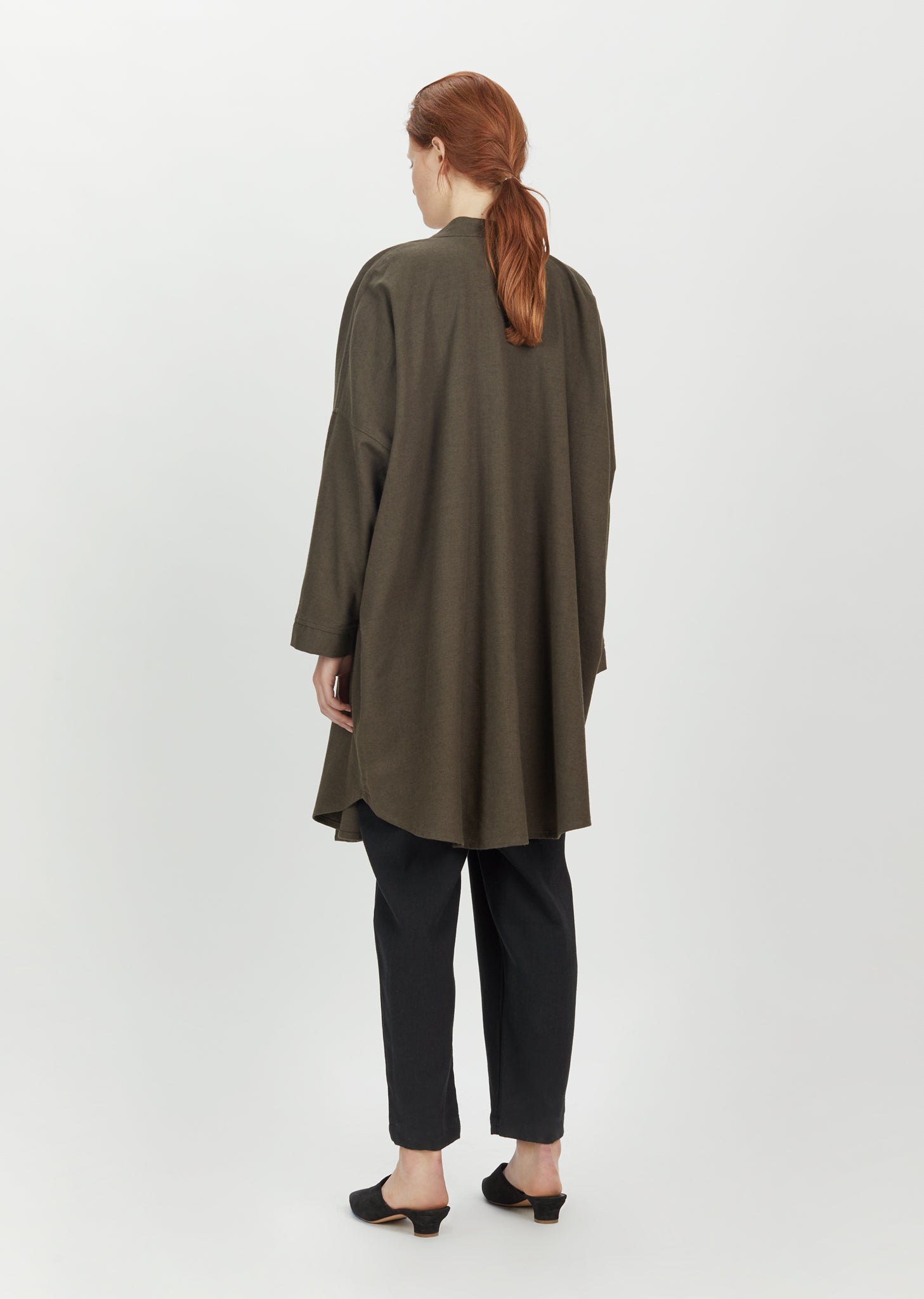 Long Square Jacket by Black Crane- La Garçonne