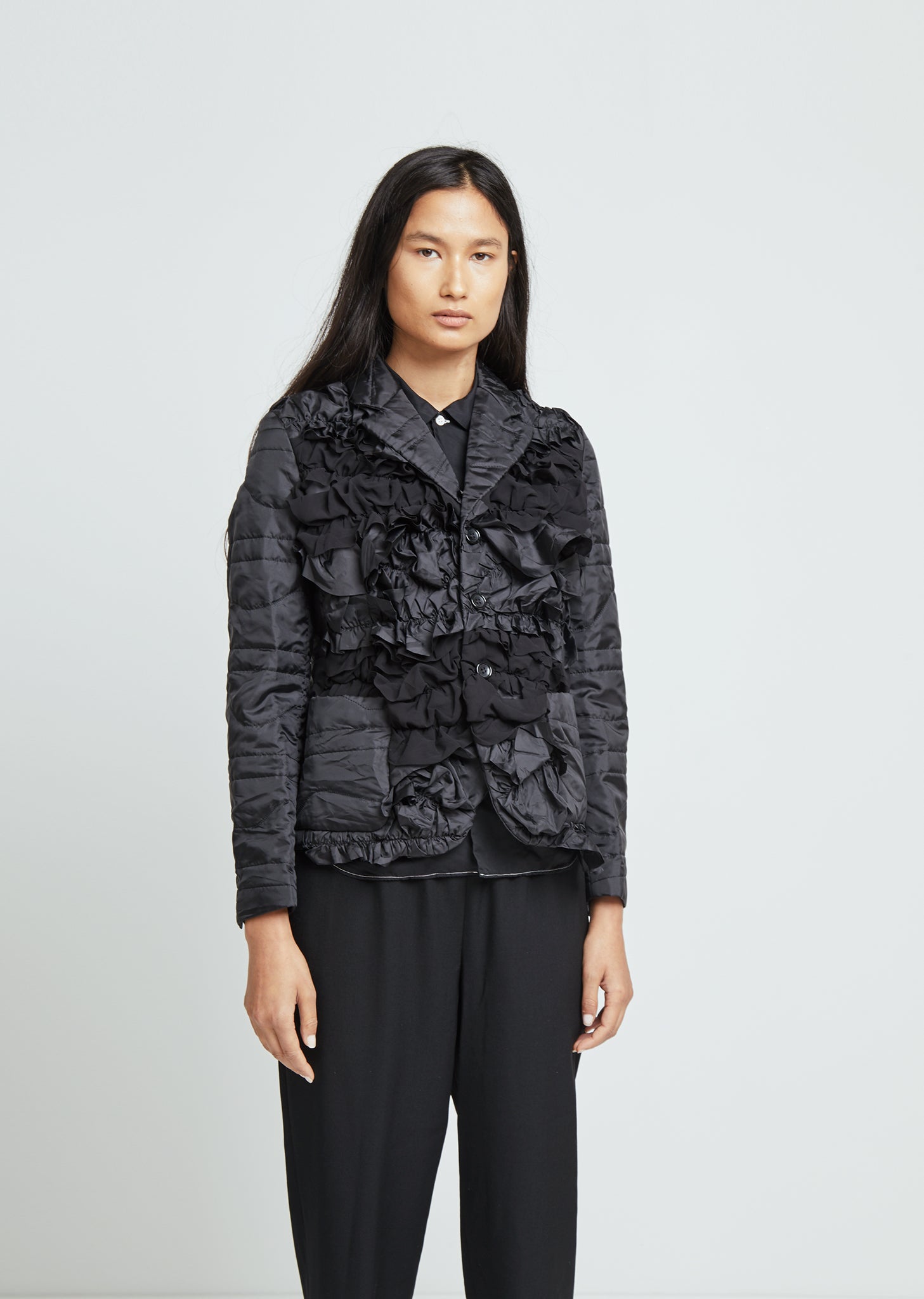 Quilted Garment Washed Blazer by Comme des Garçons Comme des Garçons ...