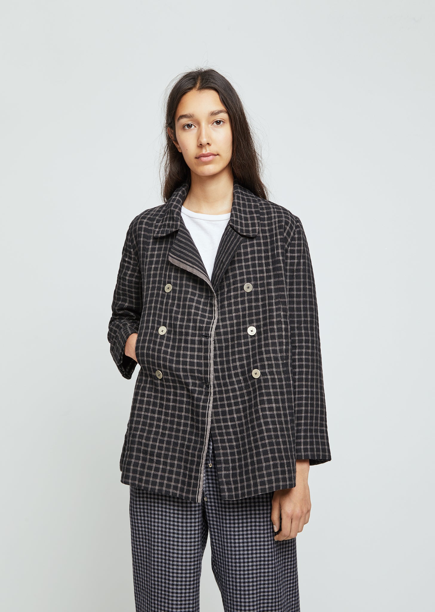 Gingham Jacket by Péro- La Garçonne