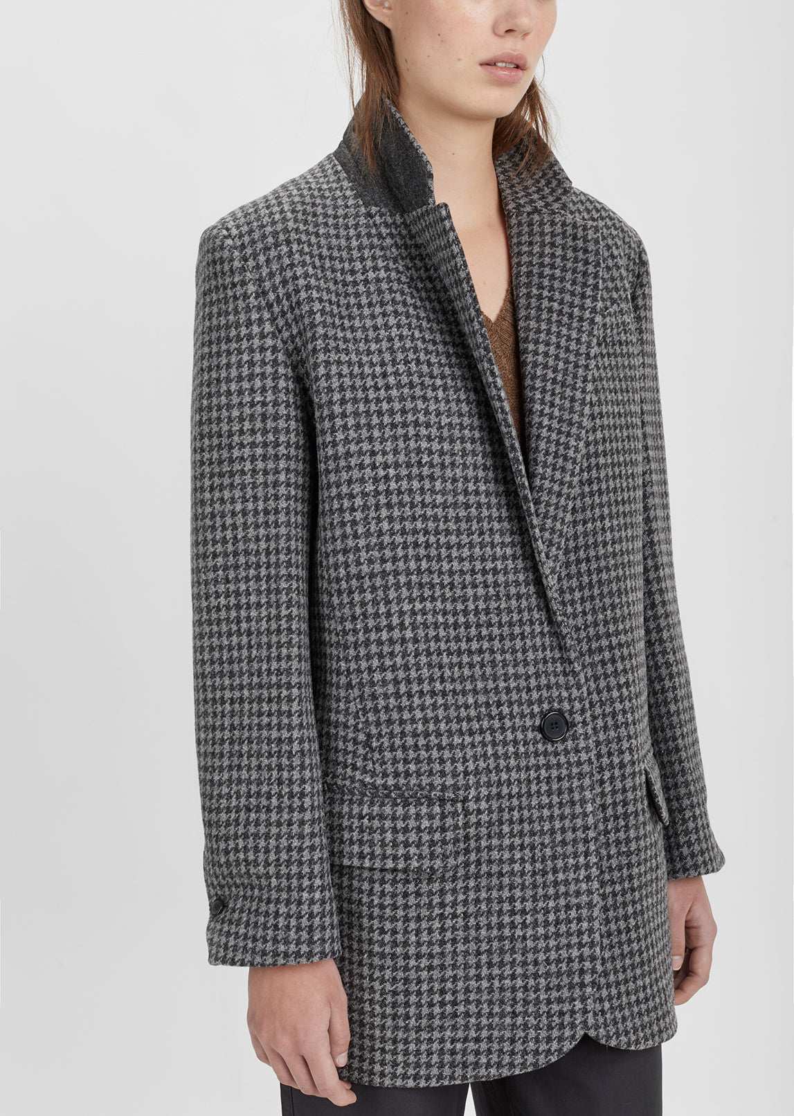 Irox Oversized Tweed Jacket by Isabel Marant Etoile- La Garçonne