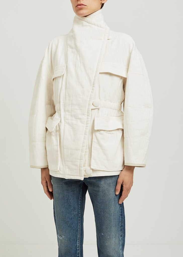 Emmett Elastic Waist Cotton Jacket by Isabel Marant- La Garçonne