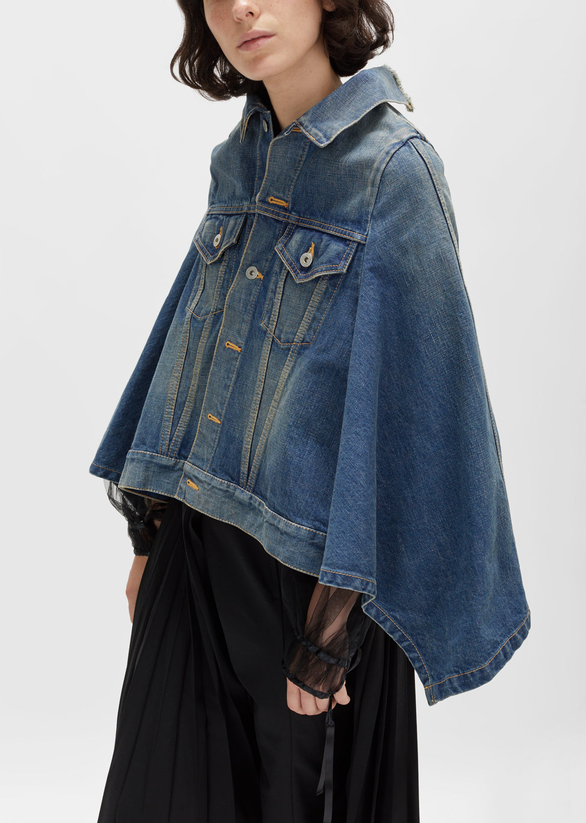 Cotton Denim Jacket by Junya Watanabe- La Garçonne