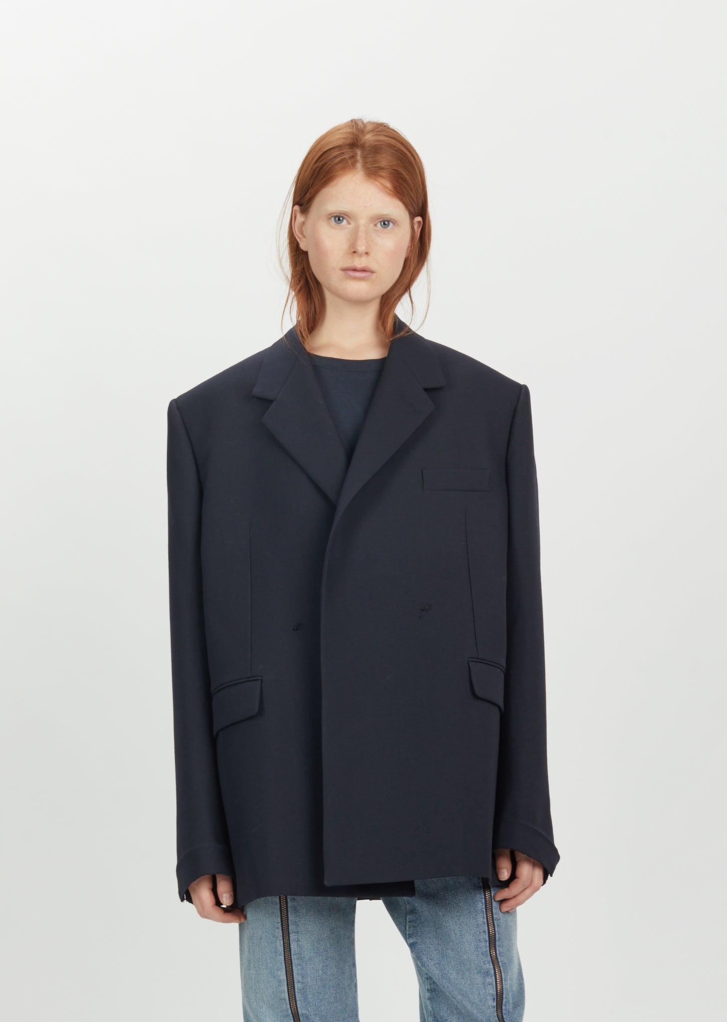 Wool Double Breasted Jacket by Vetements- La Garçonne