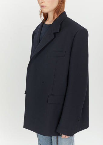 Wool Double Breasted Jacket by Vetements- La Garçonne