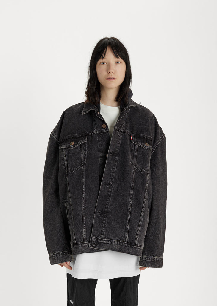 X Levi's Hooded Denim Jacket by Vetements - La Garçonne