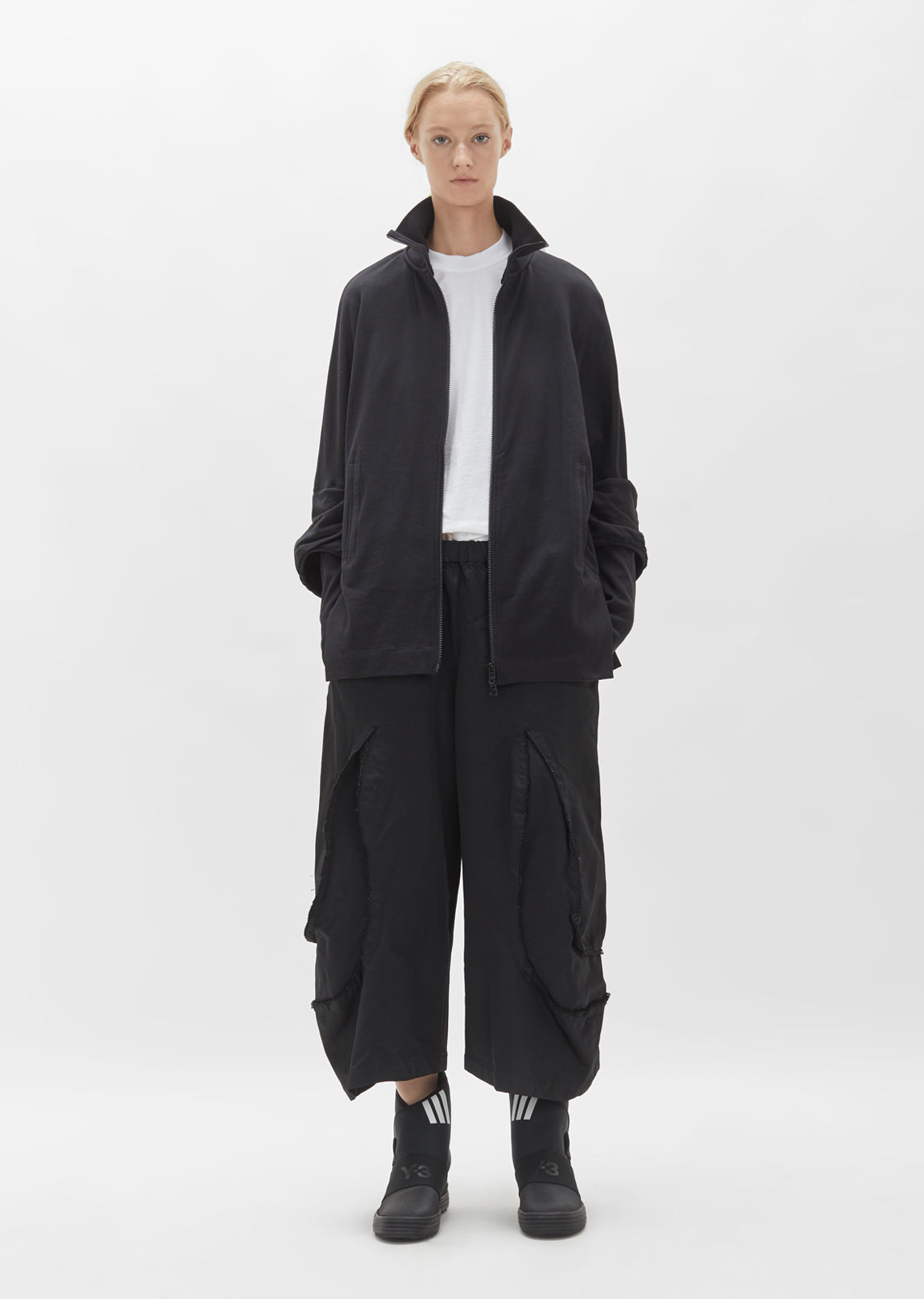 Cotton Tube Jacket by Y-3- La Garçonne