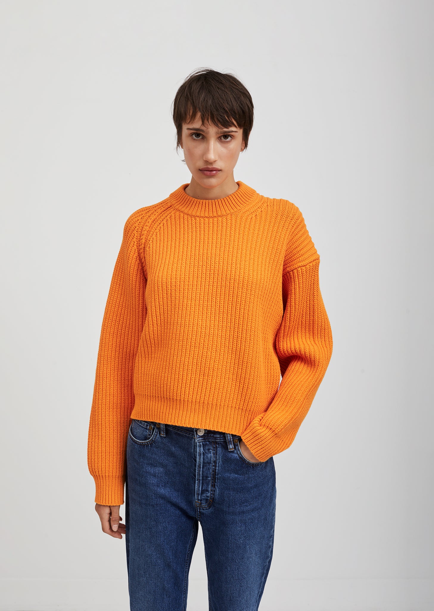 Penina Chunky Knit Sweater by Acne Studios- La Garçonne