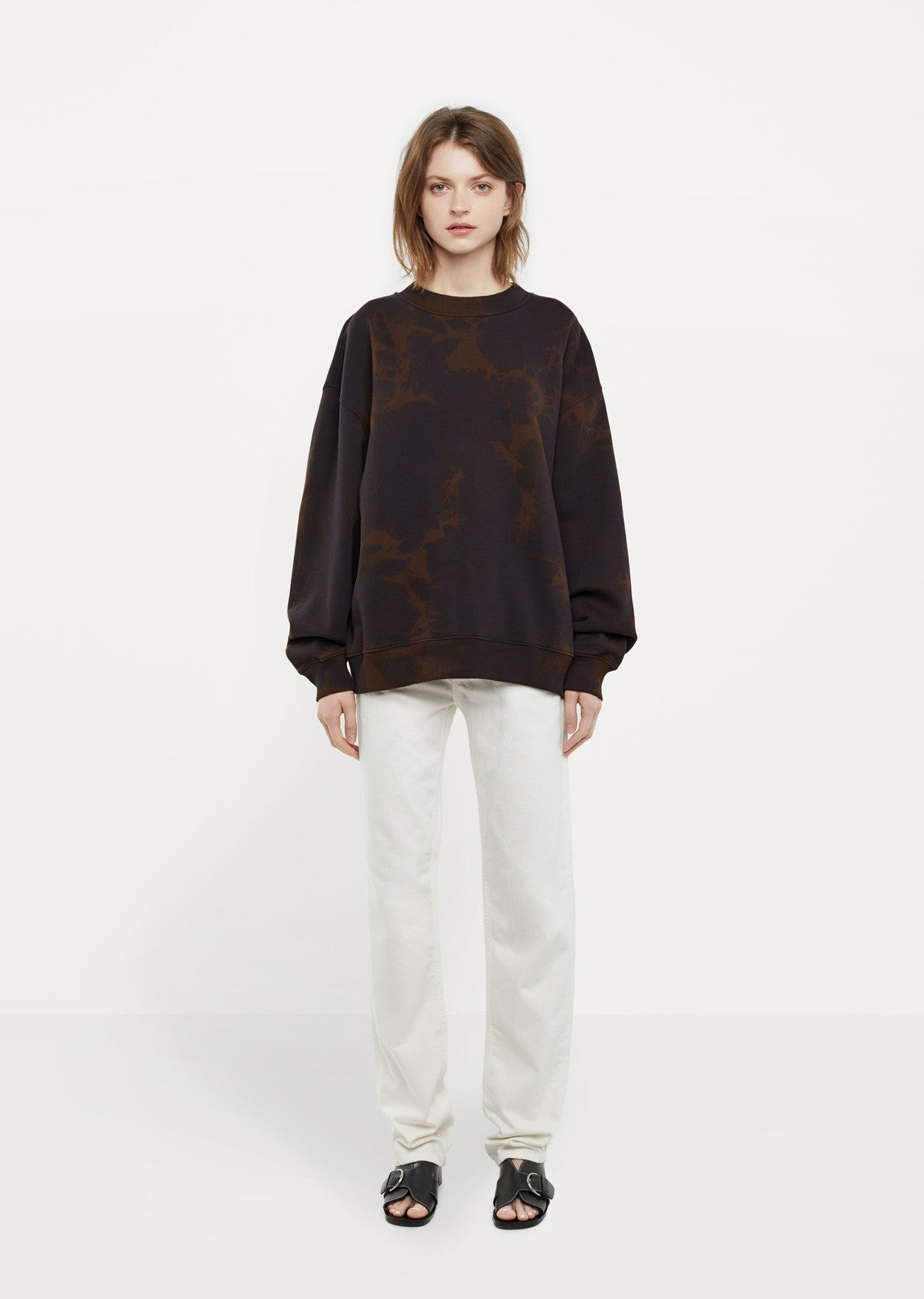 Yana Bleach Fleece Sweatshirt by Acne Studios - La GarÁonne – La Garçonne